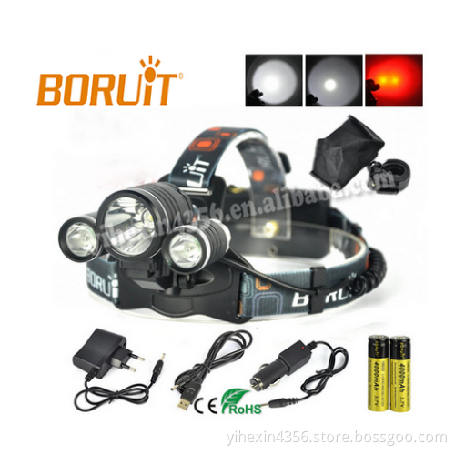 Hot Selling CREE LED Hunting Headlamp White/Red Light Bicycle Light